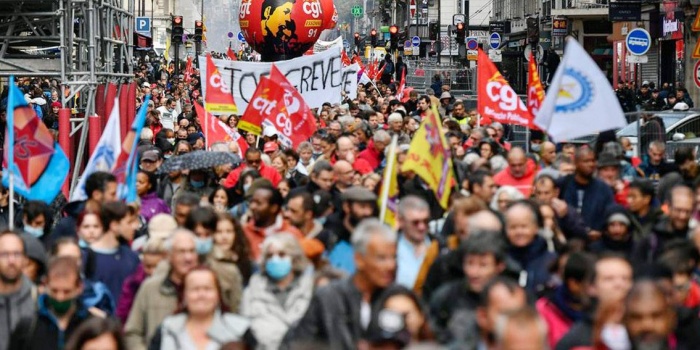 Fransa'da protesto gösterileri