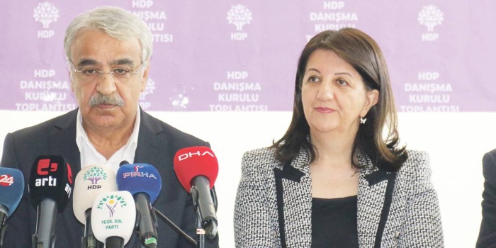 HDP Eşbaşkanları Pervin Buldan ve Mithat Sancar