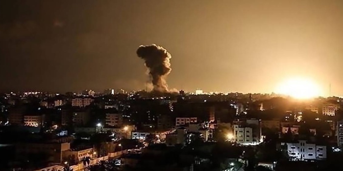 Şam'da hava saldırısı