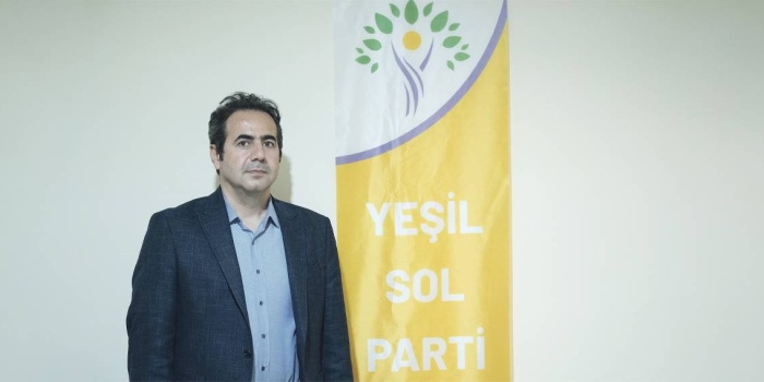 Yeşil Sol Parti Amed İl Eşbaşkanı Abbas Şahin
