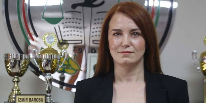 İzmir Barosu Seçim Güvenliği ve Koordinasyon Masası'ndan sorumlu Gamze Şimşek
