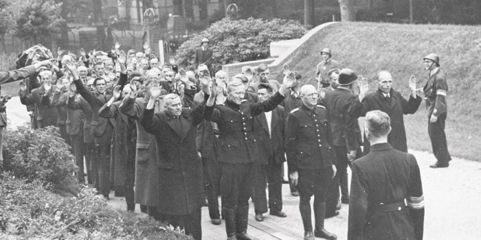 Hollandalı direnişçilerin Nimwegen kentinde tutukladığı Nazi işbirlikçileri