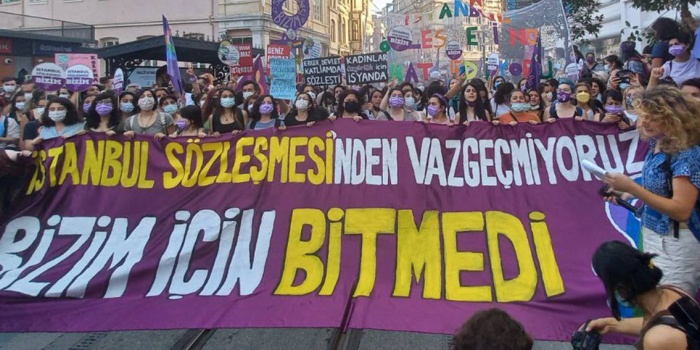 İstanbul Sözleşmesi için eylem