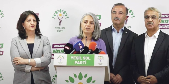 Yeşil Sol Parti ve HDP basın açıklaması