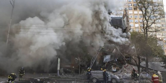 Kiev'de kamikaze droneli saldırı