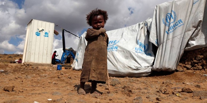 Yemen'de savaş mağduru çocuklar
