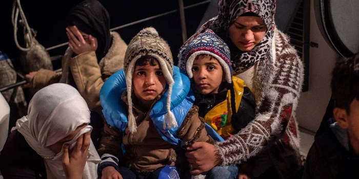 Yunanistan'da kurtarılan mülteciler Foto: AFP