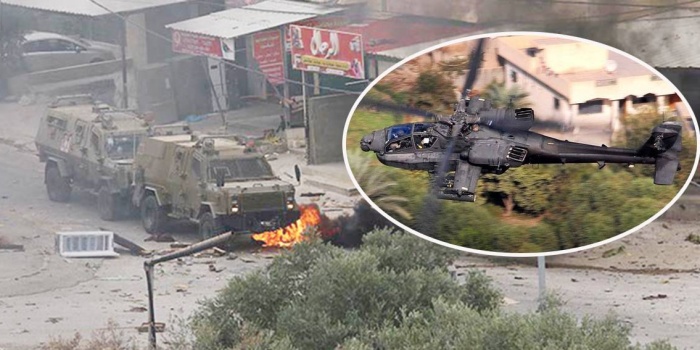 İsrail'in Cenin saldırısında Apache (AH-64) kullanıldı