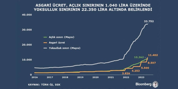 Asgari ücret grafiği