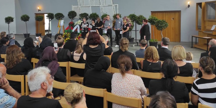 Doktor Beate Ergün'ün cenaze merasimi