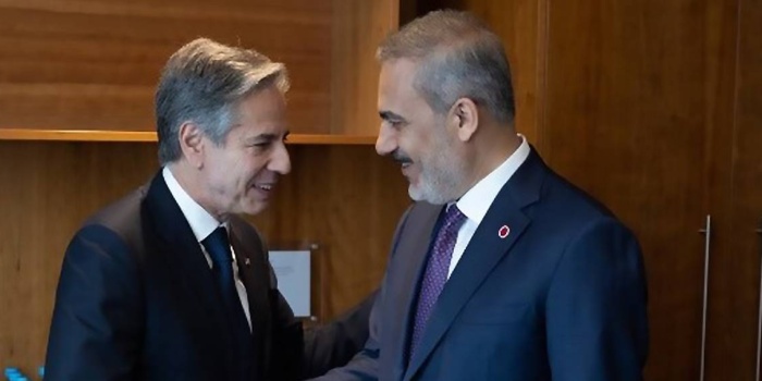 ABD Dışişleri Bakanı Antony Blinken ve Türk Dışişleri Bakanı Hakan Fidan