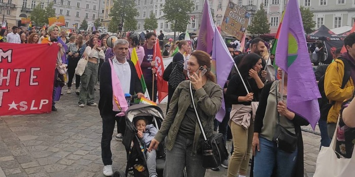 Linz'de Türk devlet terörü kınandı