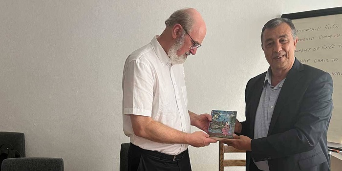  Dünya Evangelist Kiliseleri Birliği(WEA) Genel Sekreteri Prof. Dr. Thomas Paul Schirrmacher ve kürt siyasetçi Abdullah Demirbaş