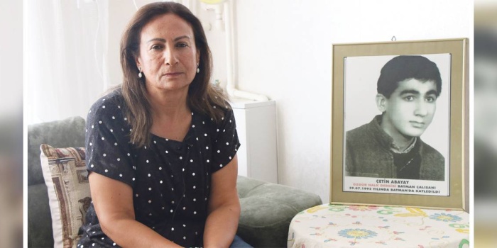 Çetin Abayay ve ablası Rahime Abayay