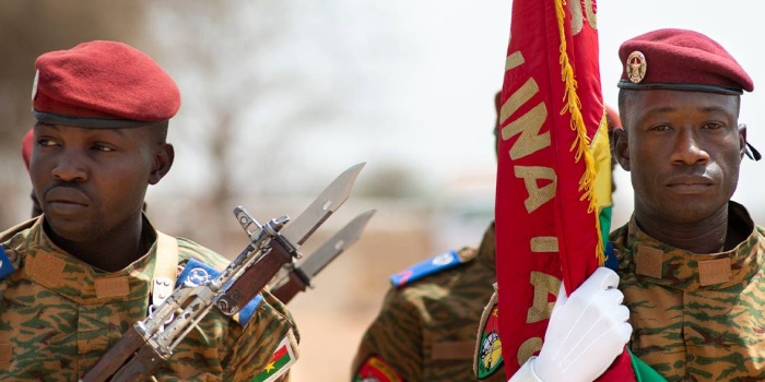 Burkina Faso askerleri