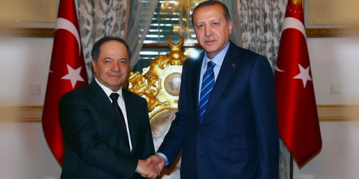 Mesut Barzani ve Tayyip Erdoğan