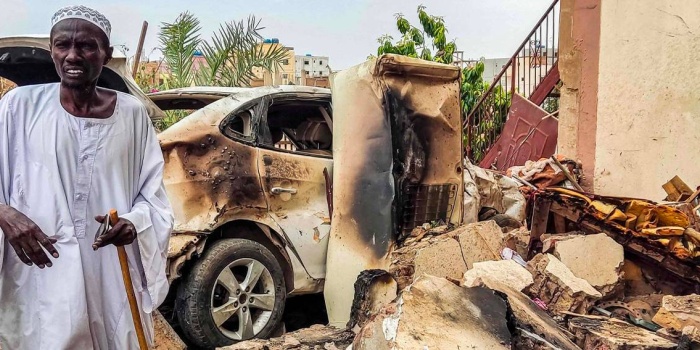 Sudan iç savaşında yıkım