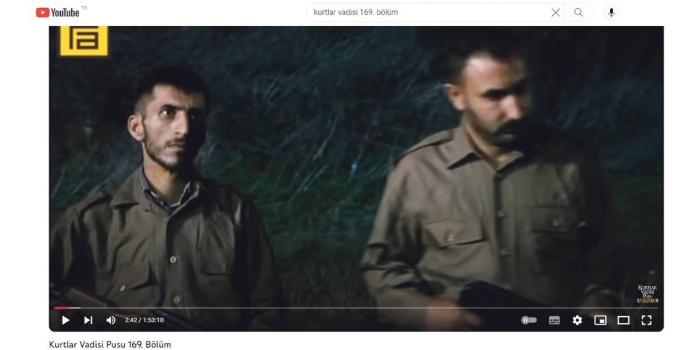 Yakup Akman'ın oynadığı film sahnesi