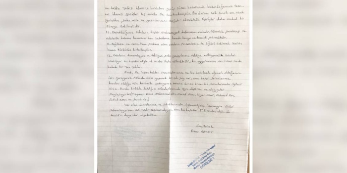 Tutsakların mektubu