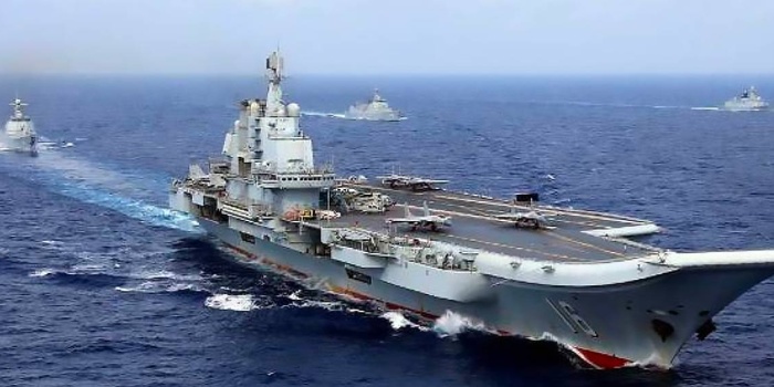 Çin donanması uluslararası sularda