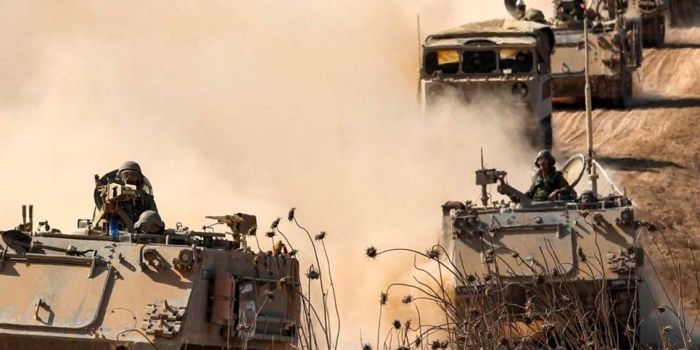 İsrail zırhlıları Gazze'nin kuzeyinde Foto: AFP