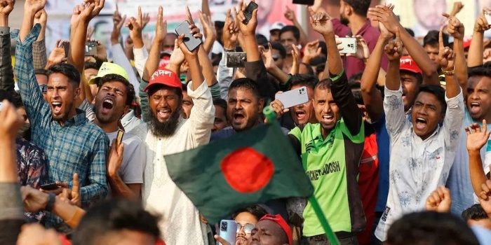 Dakka'da iktidar karşıtı gösteriler Foto: AFP