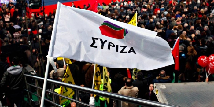 Syriza seçmenleri gösteri düzenliyor