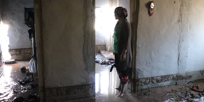 Êlih'te sel felaketi Foto: MEDİNE MAMEDOĞLU