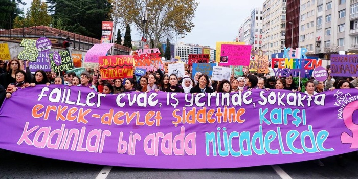 İstanbul 25 Kasım eylemi/ Foto: Erdoğan Alayumat