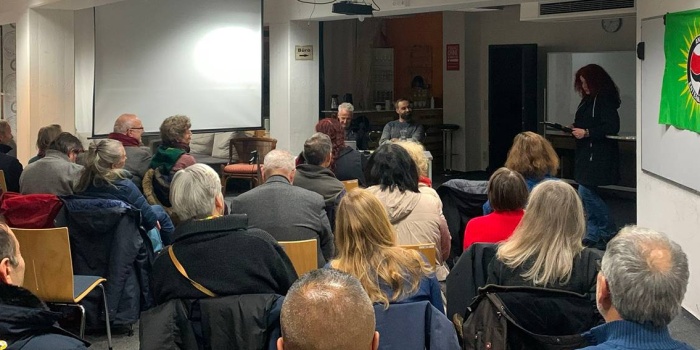 Kiel'de Rojava ve sağlık hizmetleri paneli