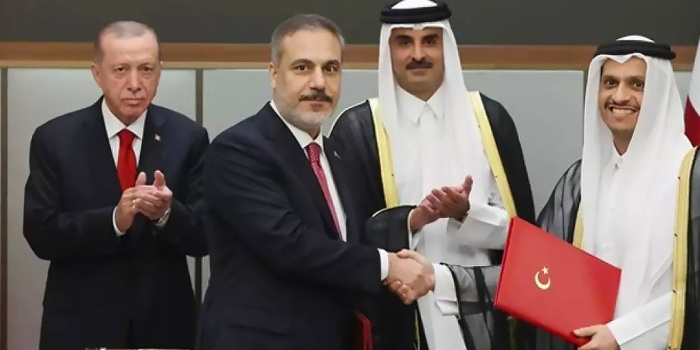 Türkiye Katar görüşmelerinde mutabakat metni imza töreni