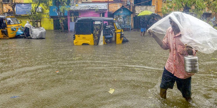 Tamil Nadu eyaletinde fırtına