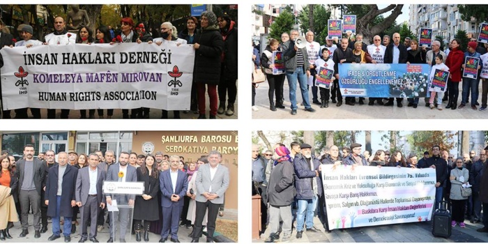 10 Aralık İnsan Hakları Günü eylemleri