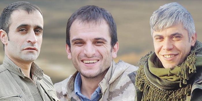 Şehit Rênas Raperîn, Ali Xebat Botan ve Cesur Vedat Welat