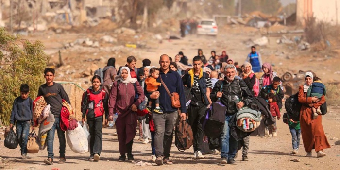 Gazze'den göç / Foto: AFP
