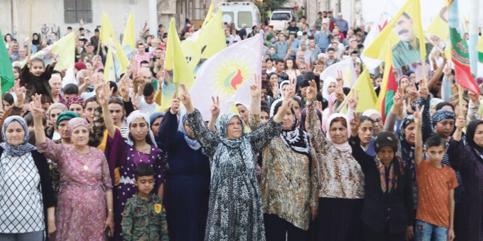 Kadın eylemi / Rojava