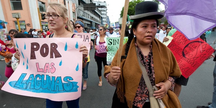 Amazon'daki cinayetlere karşı eylem / Foto:AFP