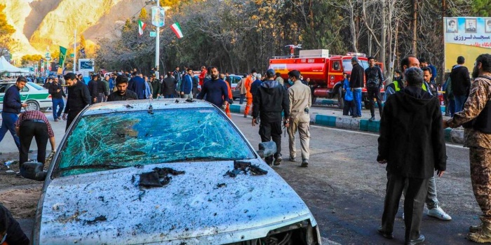 İran'ın Kirman kentinde meydana gelen patlama