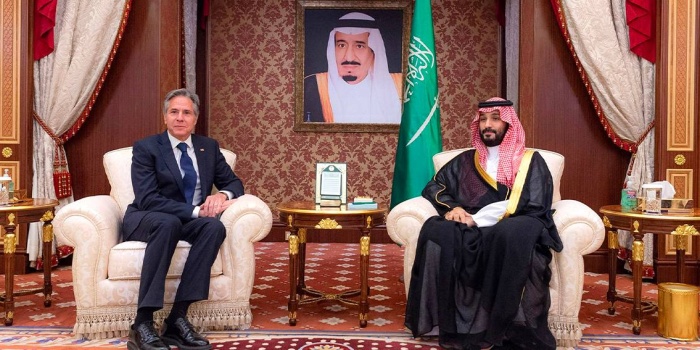 ABD Dişişleri Bakanı Blinken, Suudi Arabistan Veliaht Prensi Muhammed bin Salman