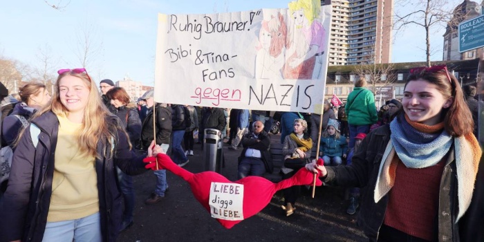 Irkçılık karşıtı eylem/Foto:Enver ENLİ