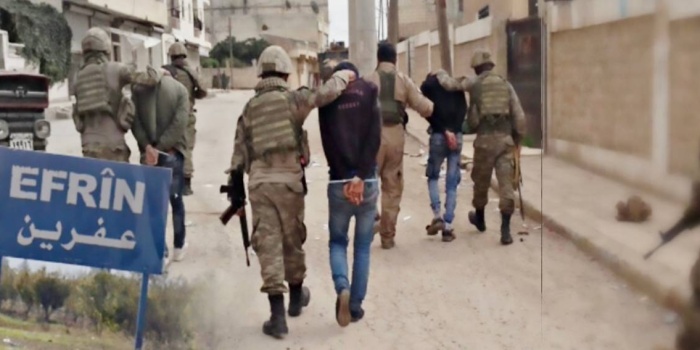 Türk askerleri Efrîn'de sivillere işkence yapıyor