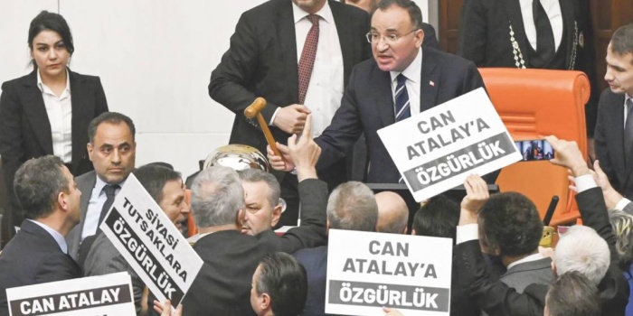 Mecliste Can Atalay tartışması