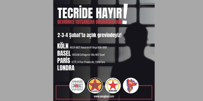 Türkiyeli sosyalistler 3 günlük destek açlık grevine başlıyor