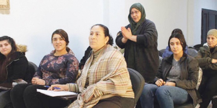Şehit Zeyneb Saroxan Akademisi eğitim atölyesi
