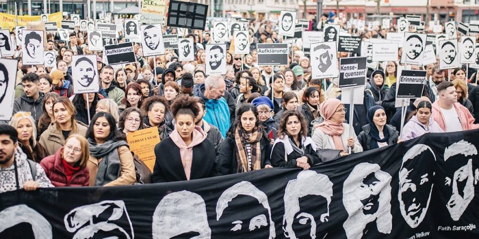 Hanau eylem/Foto:AFP