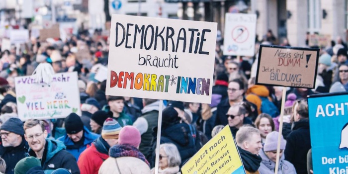 Irkçılık karşıtı eylem/Foto: AFP