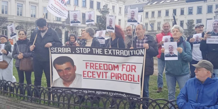 Piroğlu'na özgürlük eylemi