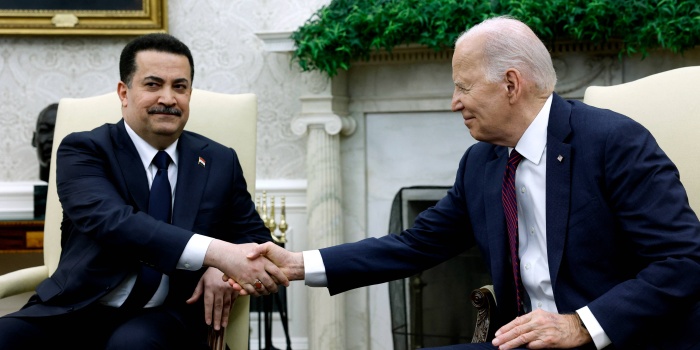 Muhammed Şiya es-Sudani - Joe Biden / Foto:AFP