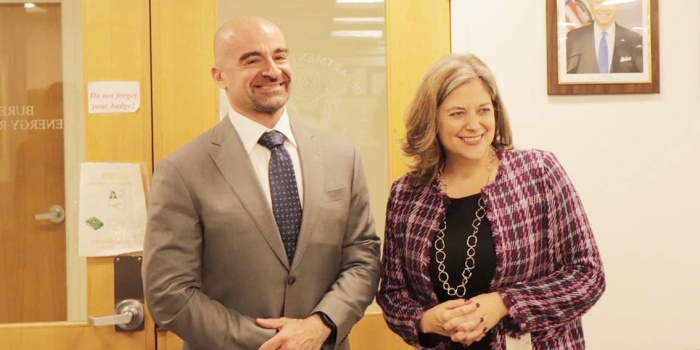 Bafil Celal Talabani ve Kimberly Harrington