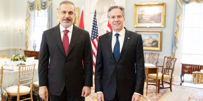 Hakan Fidan ve Antony Blinken